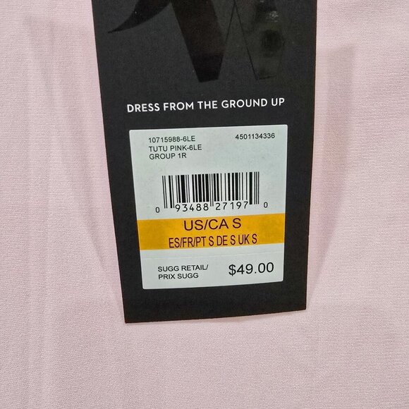 Nine West Light Pink Twist-Front Sleeveless Blouse | Rayon Blend | Size S NWT - Picture 10 of 11